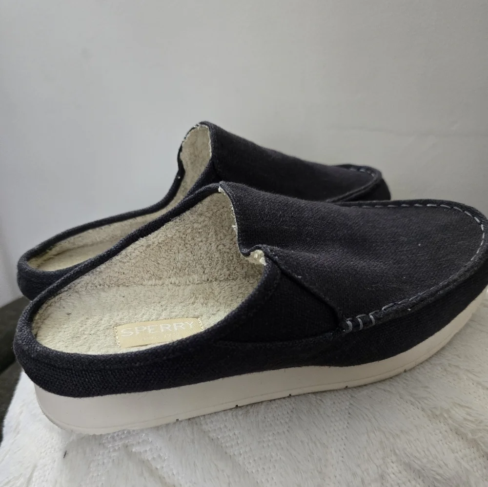 Sperry Men's Black Slip-On Shoes